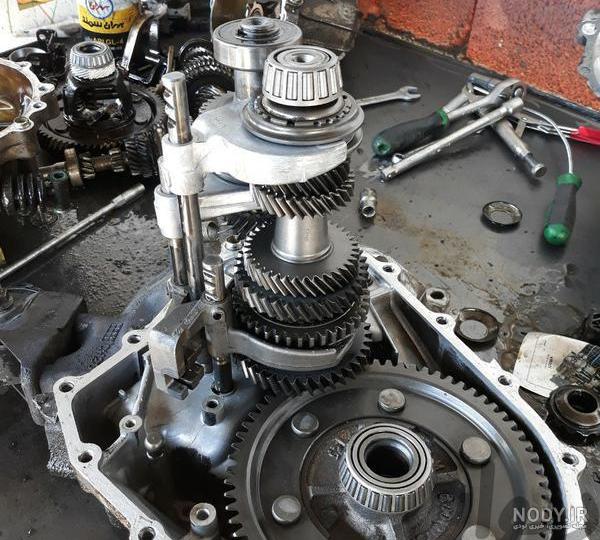 گیربکس باز شده. سرویس گیربکس تهران